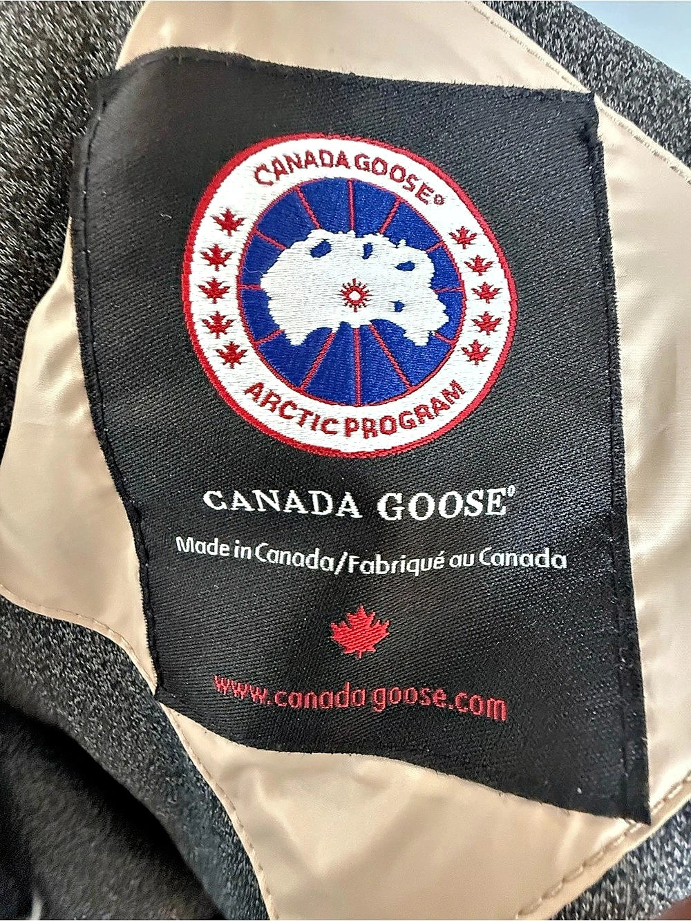 Canada Goose Sherpa Half-Zip Pullover Cream Small